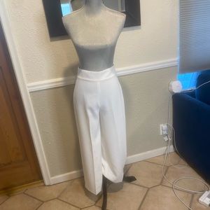 ZARA WOMAN HIGH-WAIST WIDE LEG PANTS